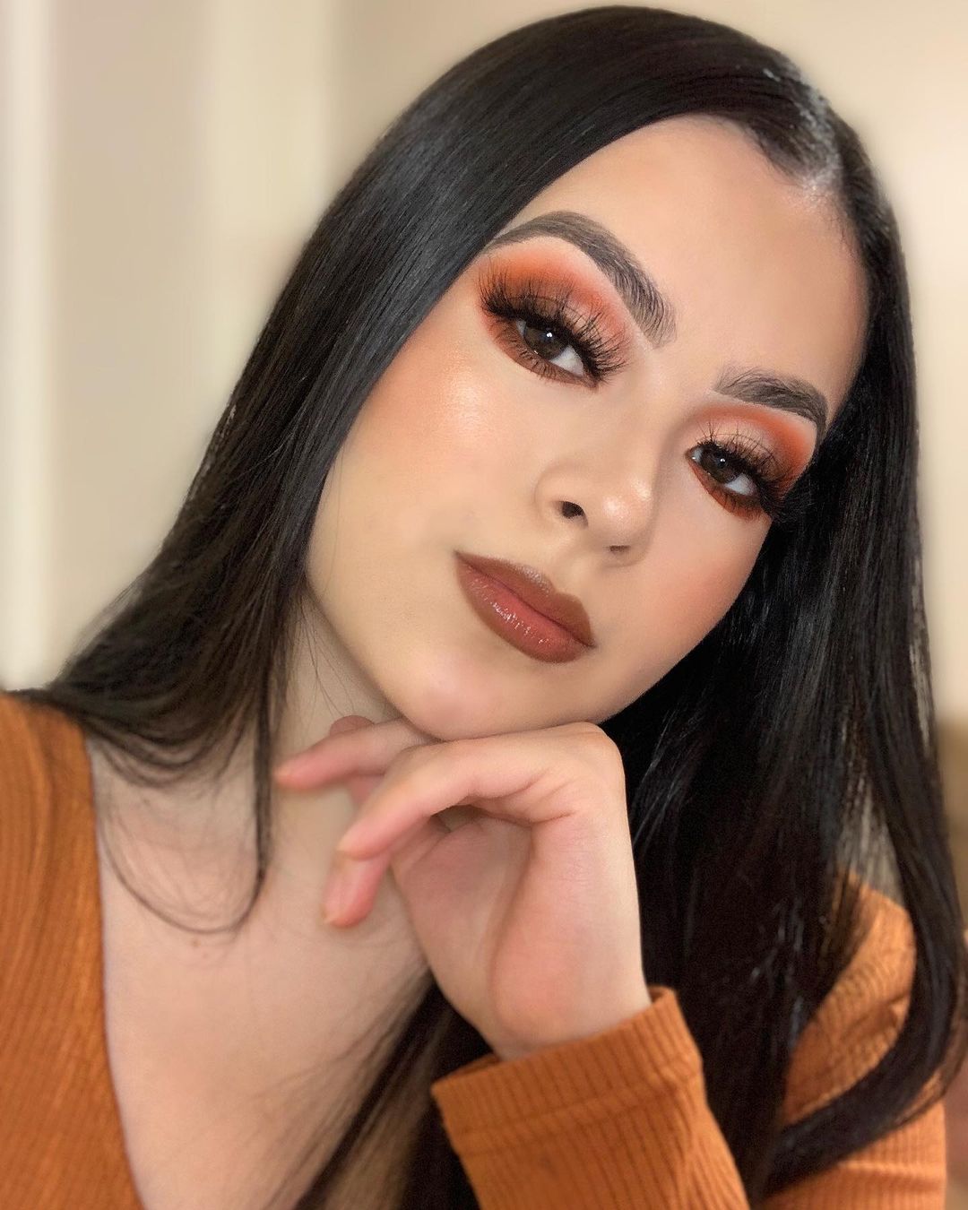 sexy lashes on woman