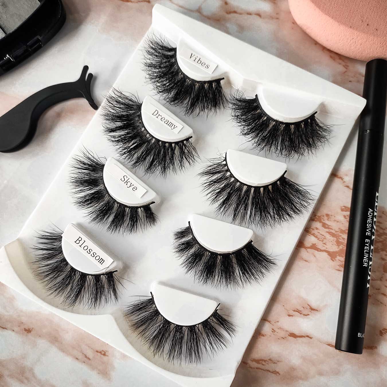 Clearance  22mm 4 Pack Lashes
