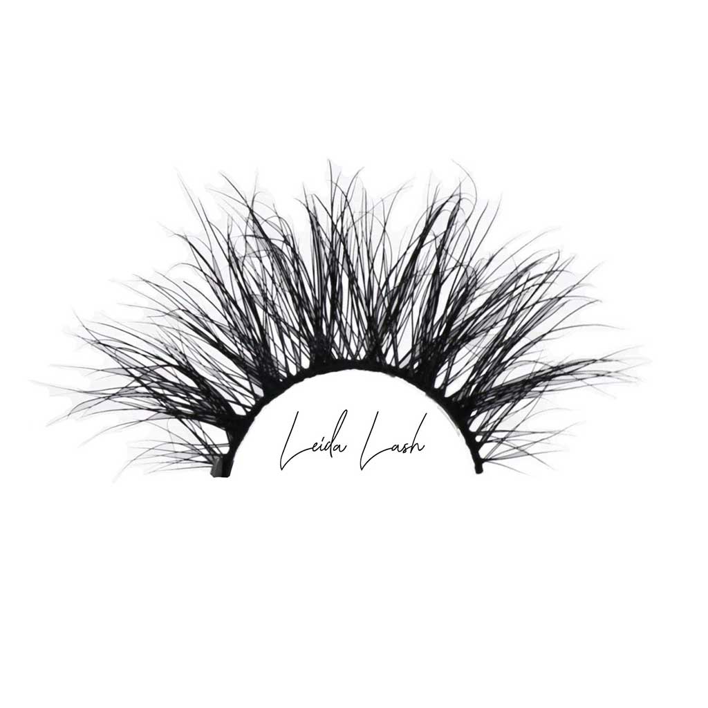 25mm lashes that are fluffy and made with mink