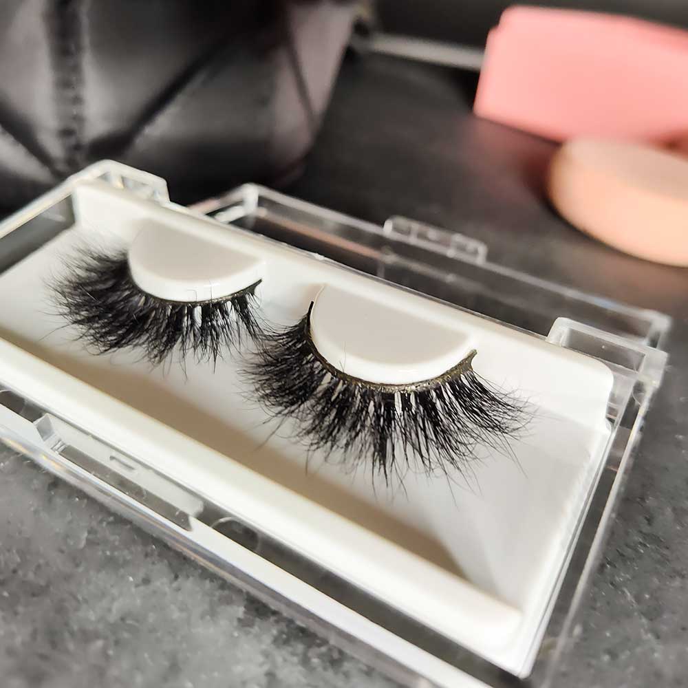 cateye lashes clever lash strip in container